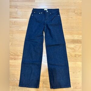 Everlane Dark Indigo Wide Leg Jeans